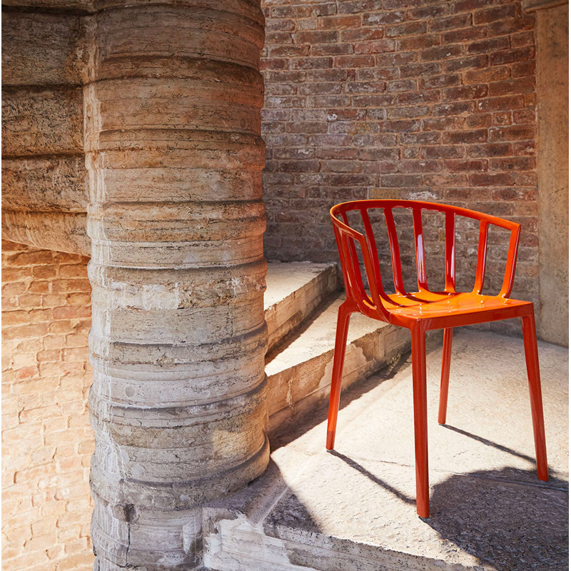 Venice Outdoor Dining Armchair, Russet