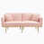 Peluche 100 % polyester rose est en rupture de stock