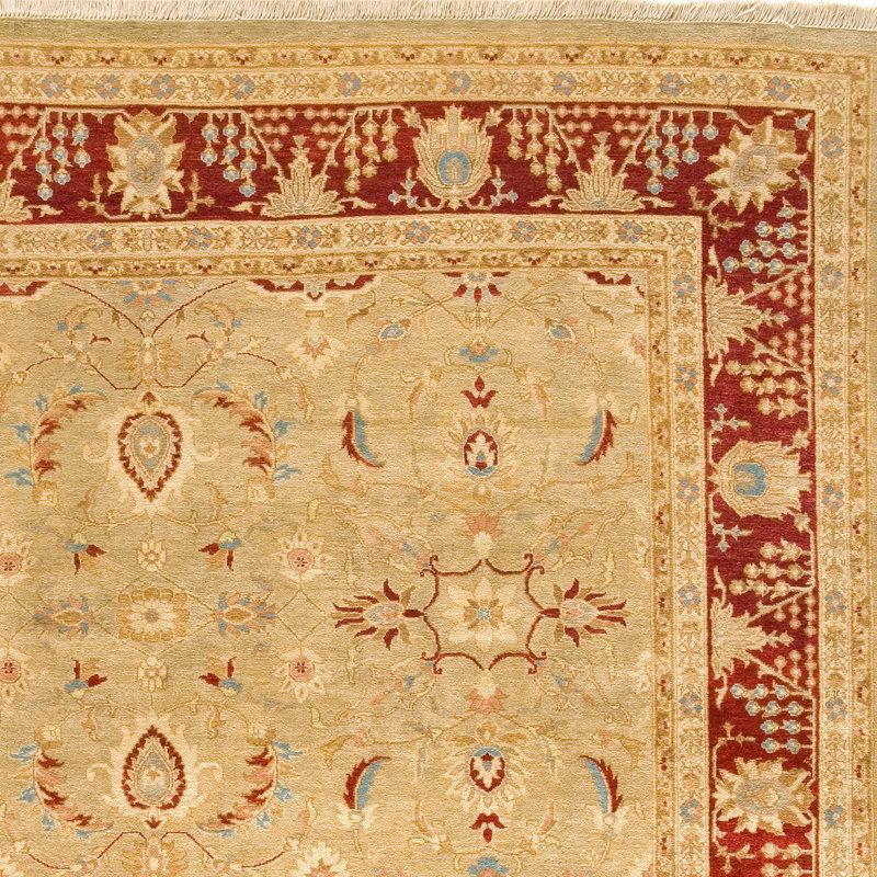 Wool Oriental Area Rug, Rectangle 9' x 12'