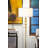 Riley 60 in. Mid-Century Modern LED Energy Efficient Floor Lamp with Fabric Drum Shade