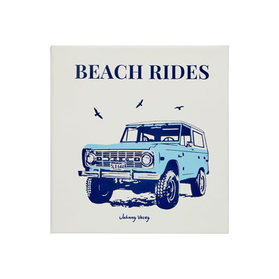 Beach Rides Leather Bound Book