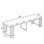 Table de salle à manger extensible de 23,62 po à 118 po de longueur et extensible-1775513077