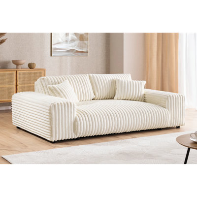 Mollis 3 Seater Corduroy Sofa