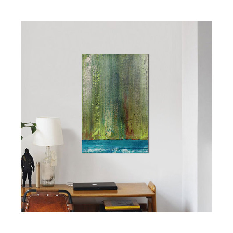 « a river runs through it ii », reproduction d’art sur toile, H 18 po x l 12 po x P 1,5 po