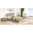 Upholstered Linen Standard Bed with Drawers-998832102