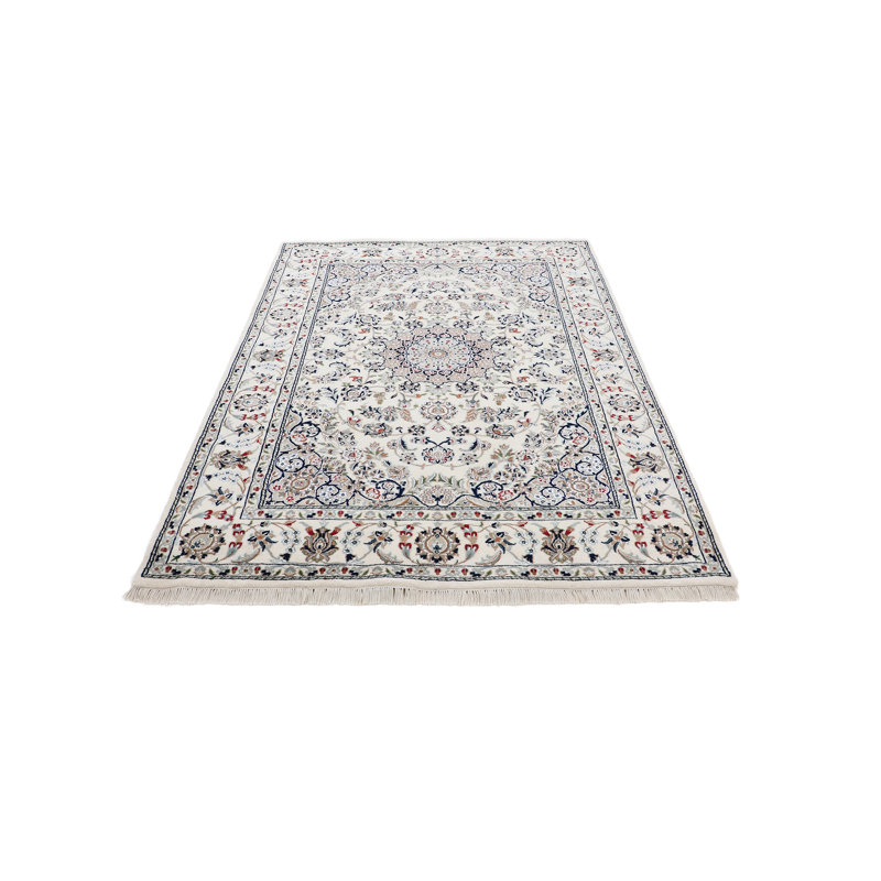 Nain Oriental Wool Hand Woven Area Rug, Rectangle 170 x 240cm