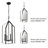 4 - Light Dimmable Lantern Modern Linear Chandelier-797279340