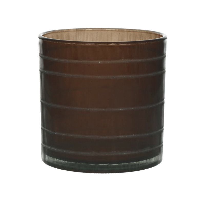 Tartan Glass Tabletop Votive Holder