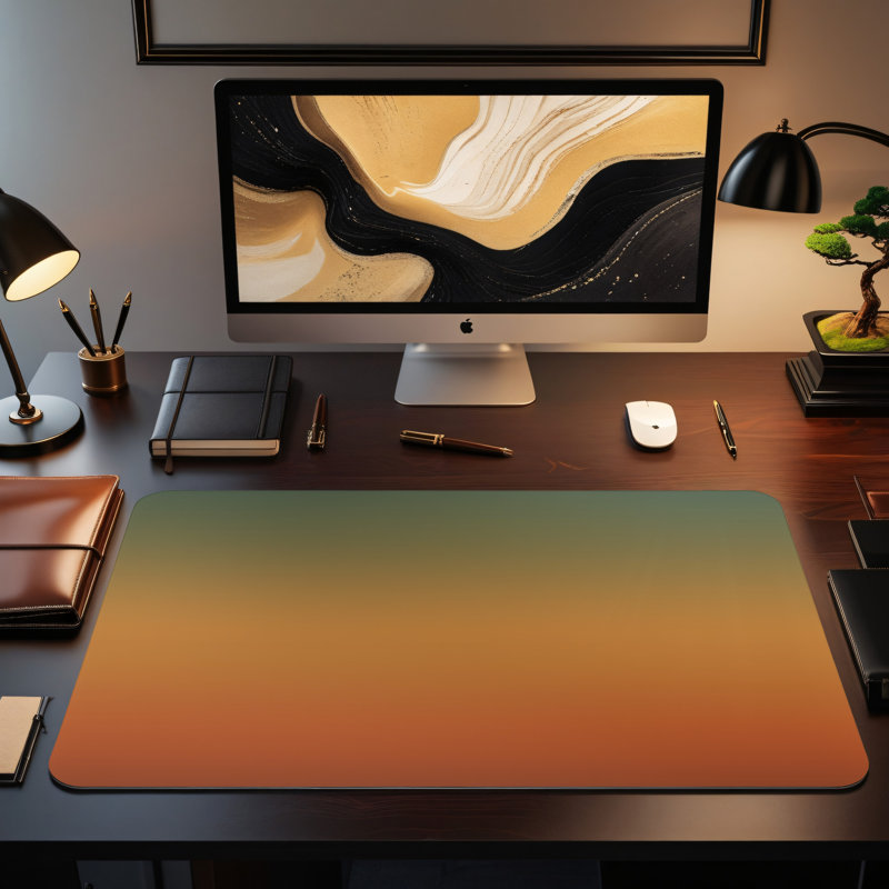 Polyester Desk Pad, 31.5x15.5