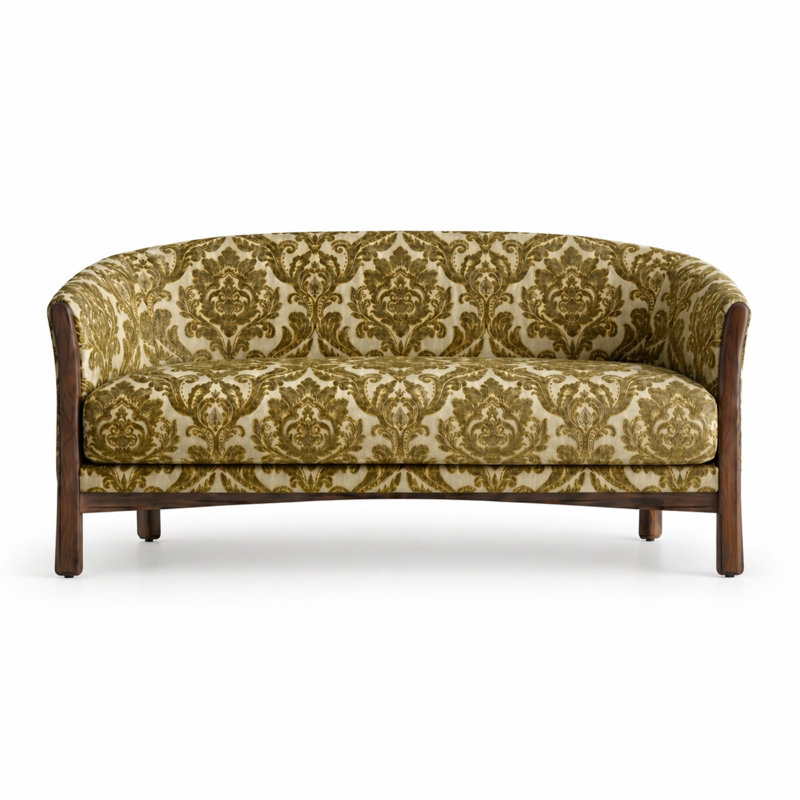 Damask Two Tone Velvet | Neiman Fabric, Gold