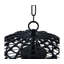 Luminaire suspendu en osier avec télécommande SUNJoy - noir-111655986