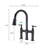 Bridge Kitchen Faucet With Pull-Down Sprayhead