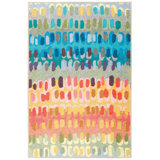 Paint Chip Multi Machine Washable Rug