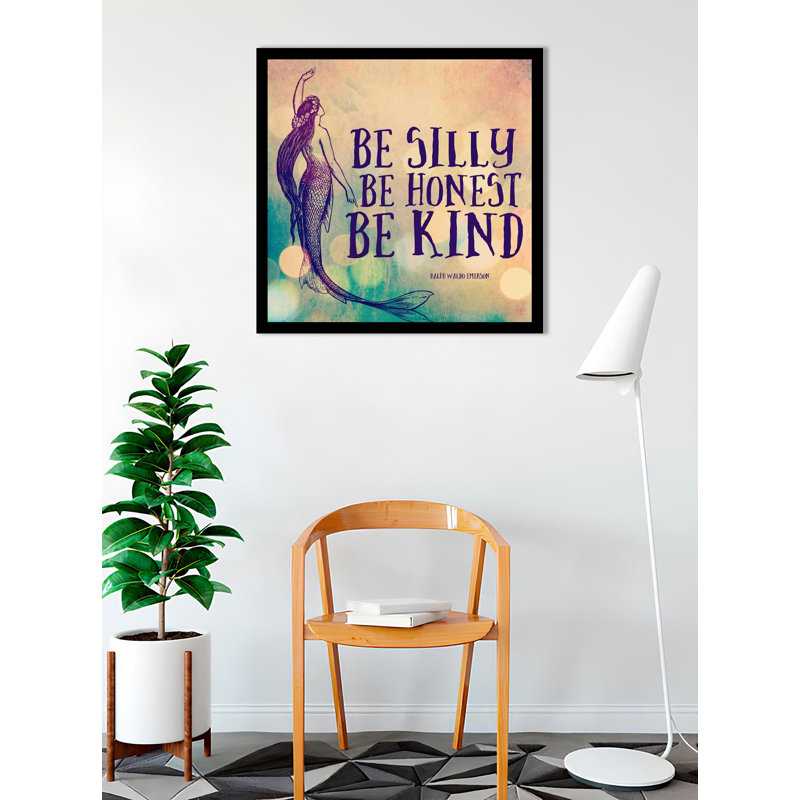 « idiot honnêtement kind sirène vi » par brandi fitzgerald, impression encadrée, H 36 po x l 36 po x P 1 po