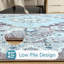 Tapis à motif floral lavable Fillender-103513132