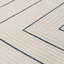 Carmel Modern Geometric Cream/Navy Area Rug-113735605