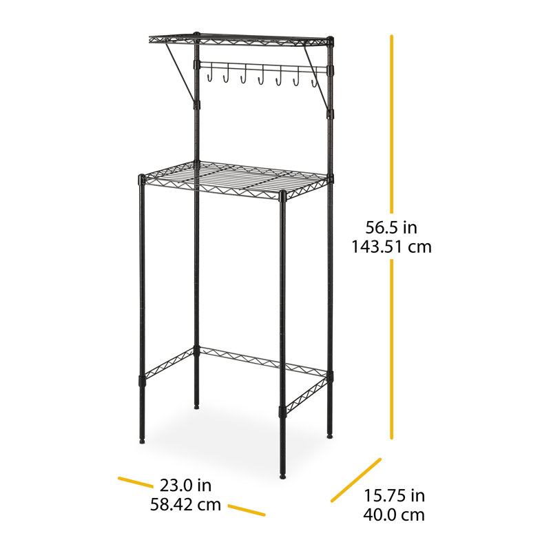 Oleatha 56.5" H x 23" W x 15.75" D Shelving Unit