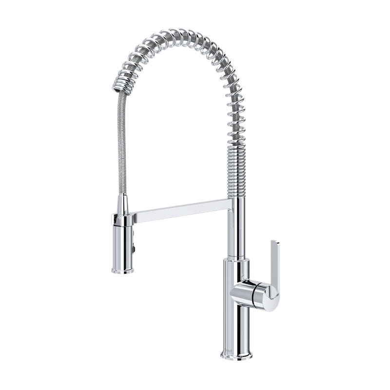 Robinet de cuisine avec pré-rinçage Authentica, Chrome