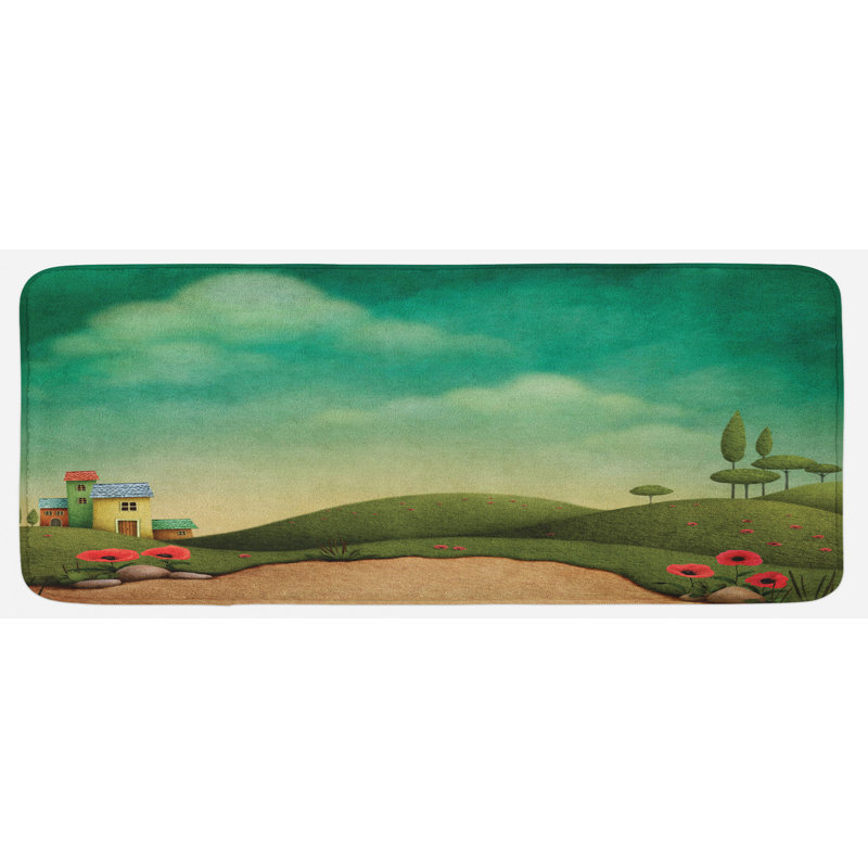Tapis de cuisine mural