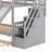 Twin Over Twin Bunk Bed With Trundle And Slide-1290395700