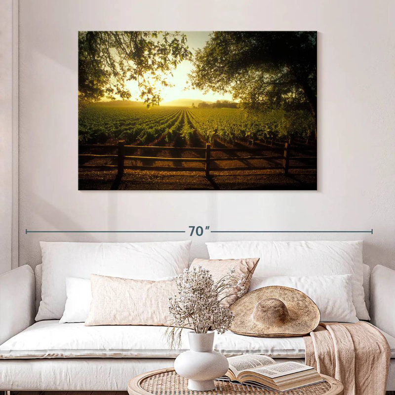 Alvord Oakville Vineyard, H 32 po x l 48 po