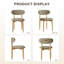 Chaise d'appoint rembourrée en bois massif-133229327-133229329