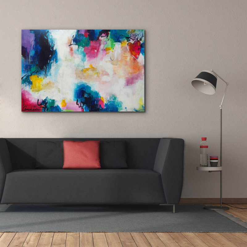 «Frein Heart Of The Matter» par Amira Rahim, H 40 po x l 60 po x P 1,5 po