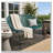 OUTDOOR PATIO WICKER LOVE SEAT-799755629