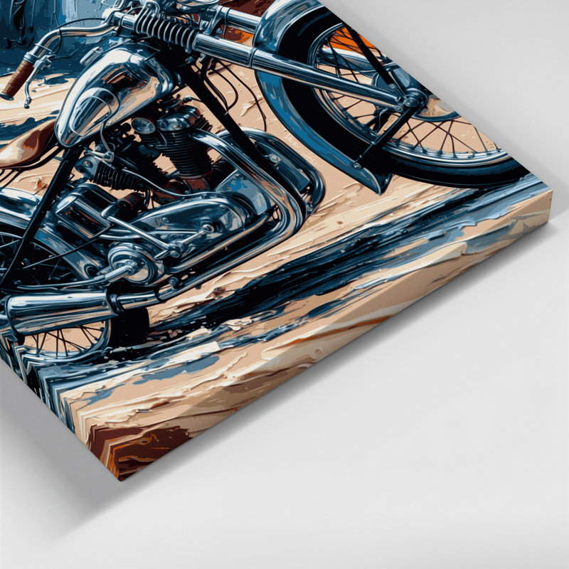 Art sur toile mauve transport, H 11 po x l 14 po
