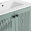 Meuble-lavabo autoportant de 30 po avec lavabo en céramique