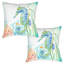 Coussin décoratif d'extérieur Laural Home Sea Life
