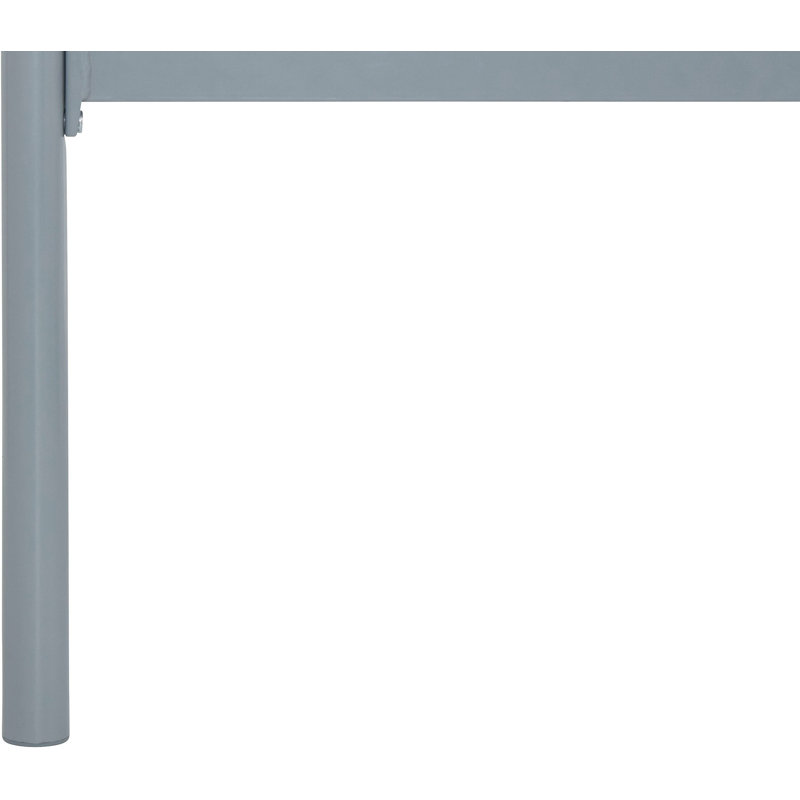 Ruddock Metal Bed, Grey