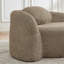 Méridiennes simples modernes ovales avec accoudoirs latéraux et coussin-1861996016