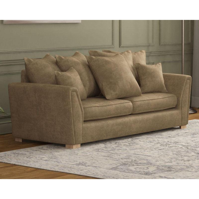 Wendleberry Three Seater, Scatter Back, Ebony
