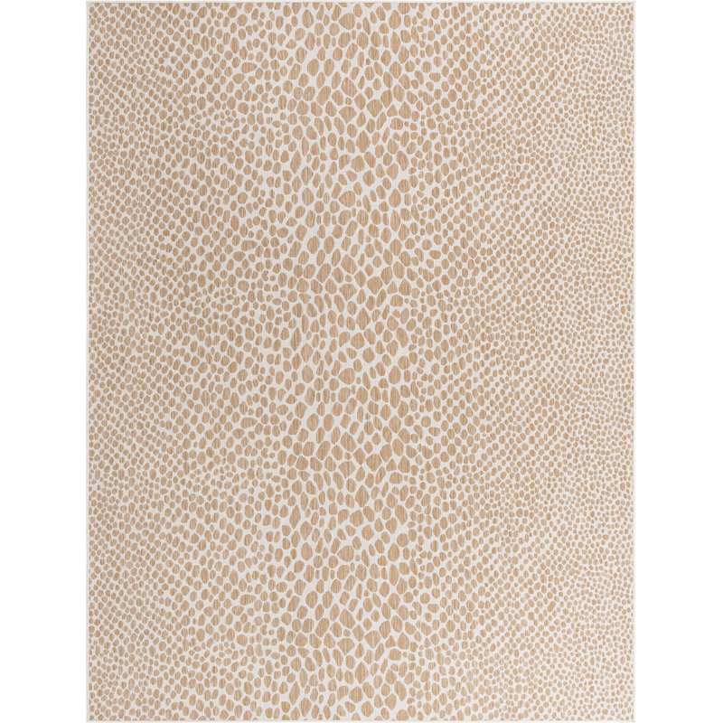 Tapis d'extérieur couleur os, Rectangle 9 pi x 12 pi