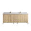 84 po. X P 22 po D Meuble-lavabo double avec 2 po Quartz-108679184