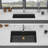 Durable Quartz Composite Single Bowl Kitchen Sink with Noise-Reducing Design and Easy Maintenance, Perfect for Modern Kitchens.-130630618