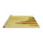 Tapis jaune tissé à la machine-68654820
