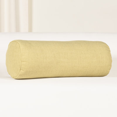 Coussin décoratif en faux lin Indy