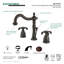 Robinet de salle de bain espacé Kingston-11175270