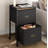 Filing Cabinet With 4 Fabric Drawer