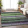 Machine Washable Indoor/Outdoor Xhevrie Purple Rug