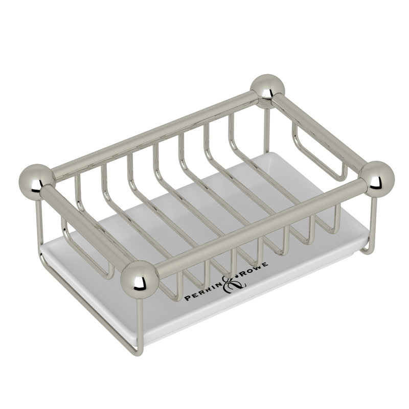 Perrin & Rowe Soap Basket, Polished Nickel