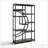 Versatile Display Shelves, Freestanding Bookshelf With Geometric Design And Durable Construction For Modern Interiors-543580472