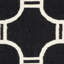 Tapis géométrique en laine / coton tissé à la main Rodgers-546477263