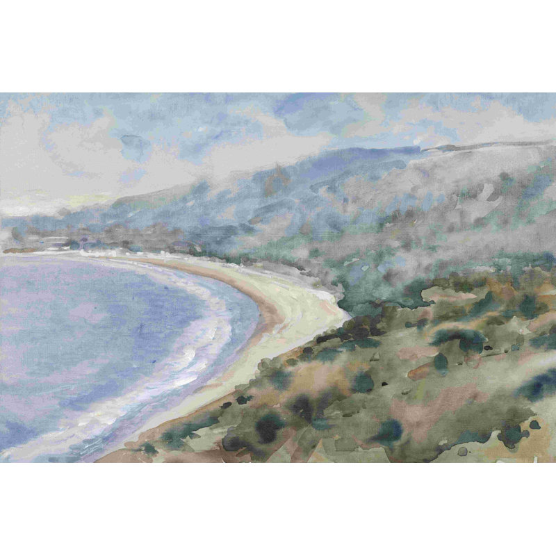 «Coastal Mist I» par Timothy O 'Toole - impression sur toile tendue, L 12 po x H 8 po