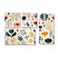«Love In The Wild» corail et beige Lfower - ensemble de 4 décorations crème