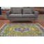 Green Geometric Medallion Traditional Rug 4x6