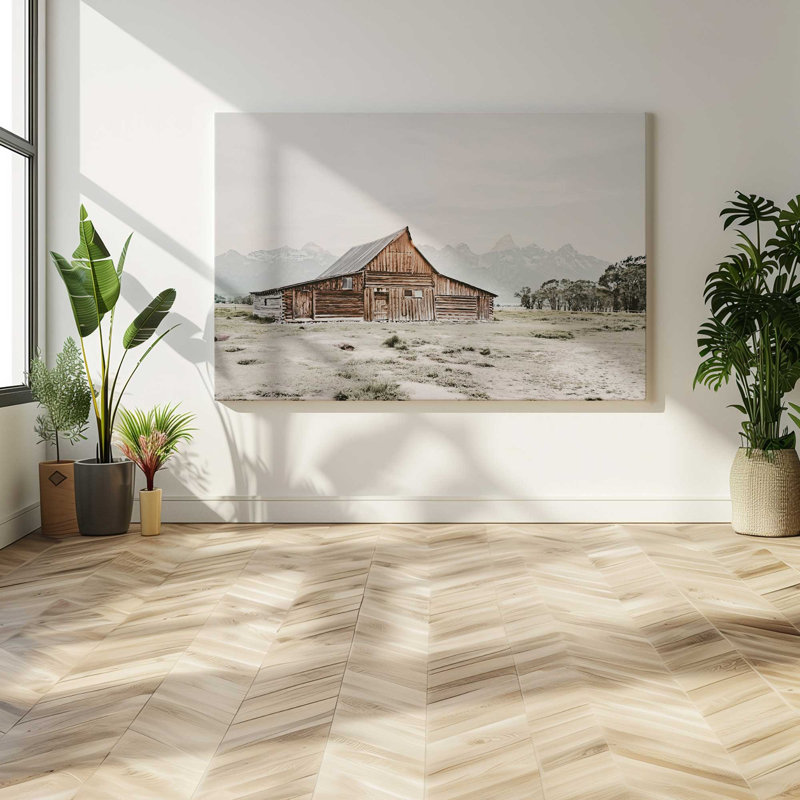 «Mountainside Ranch», grande impression sur toile, H 36 po x l 54 po
