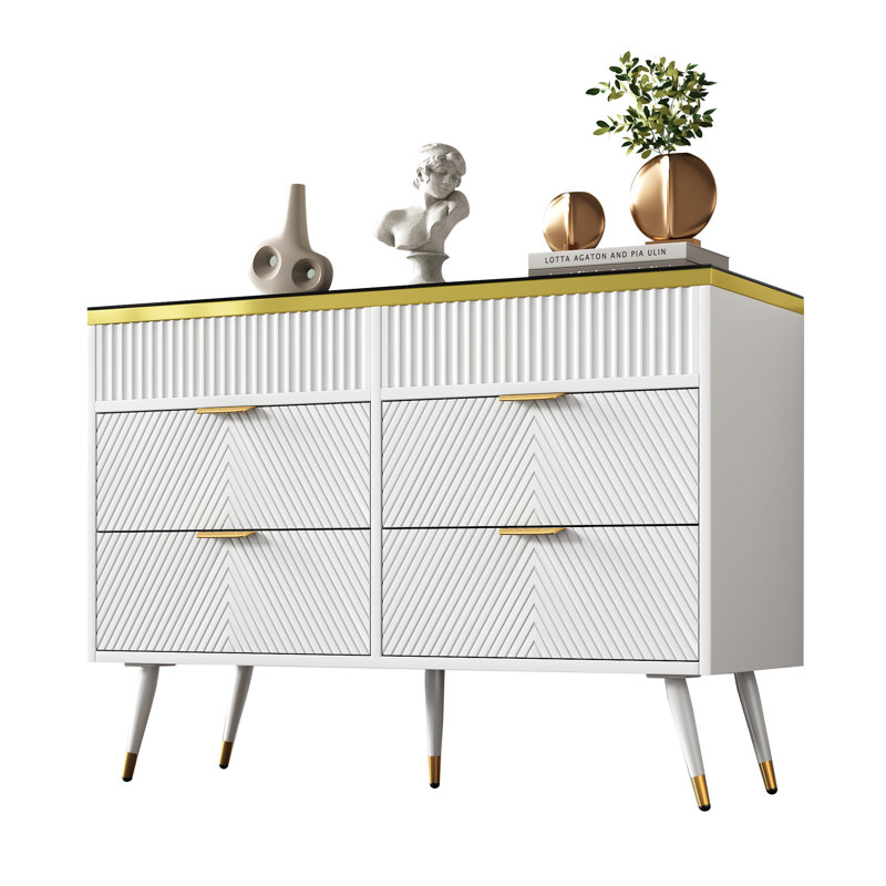 Metal 120cm W Chest of Drawers